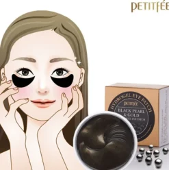 Black Pearl & Gold Hydrogel Eye Patch