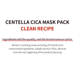 Centella Cica Mask Pack