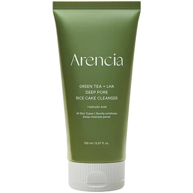 Green Tea + LHA Deep Pore Rice Cake Cleanser