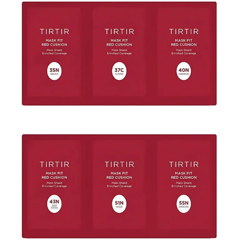 Mask Fit Red Cushion 6 Shade Trial Kit
