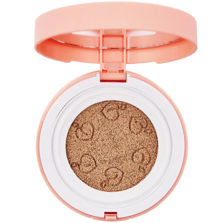 Peach Cover Velvet Cushion