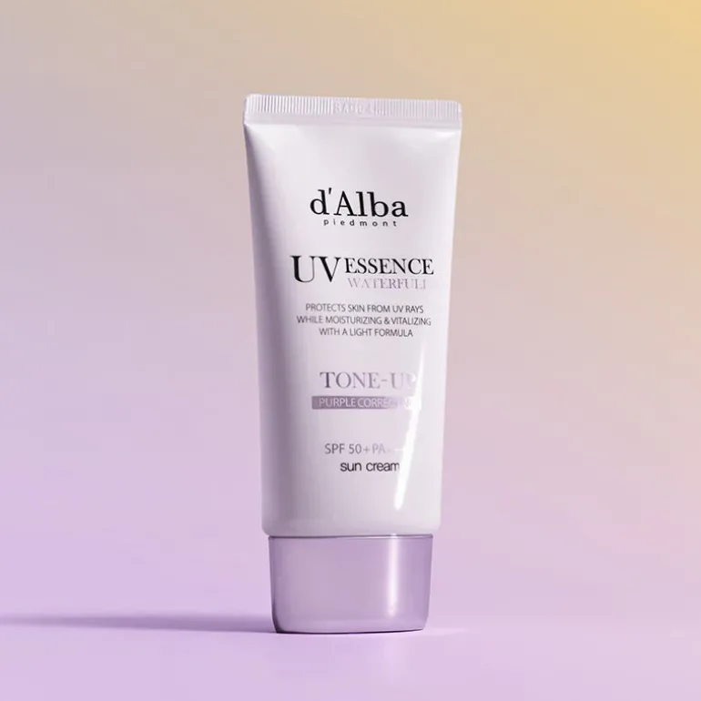 Waterfall Tone-Up Sun Cream (Purple)